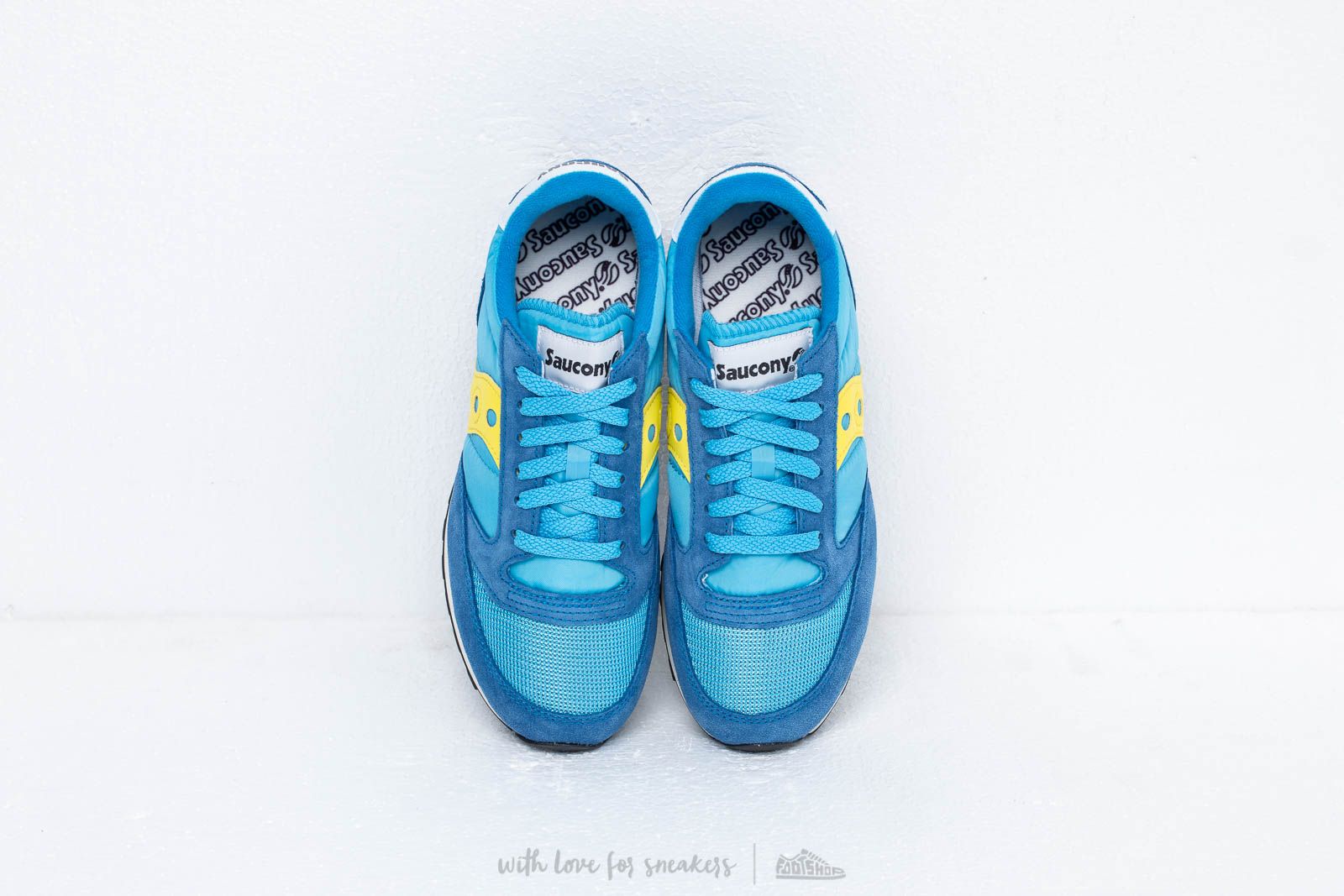 Saucony jazz vintage blue yellow clearance