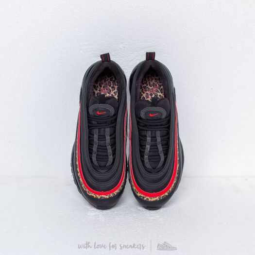 Air max 97 black university red print top