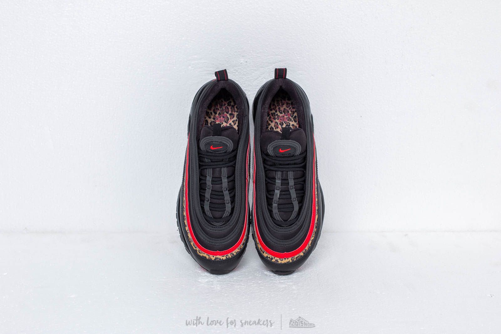 Air max 97 black/university red/print ap shop