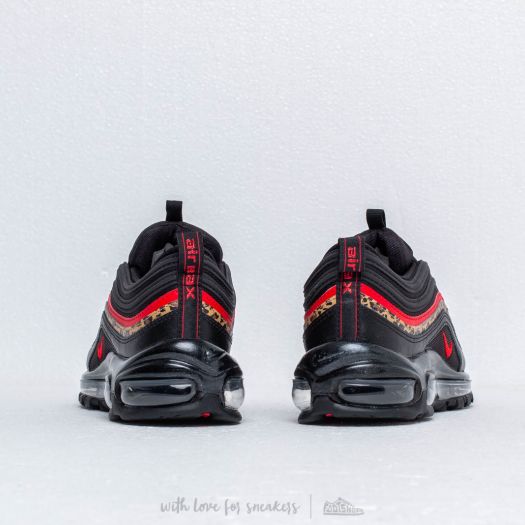 Women s shoes Nike W Air Max 97 Black University Red Print Footshop