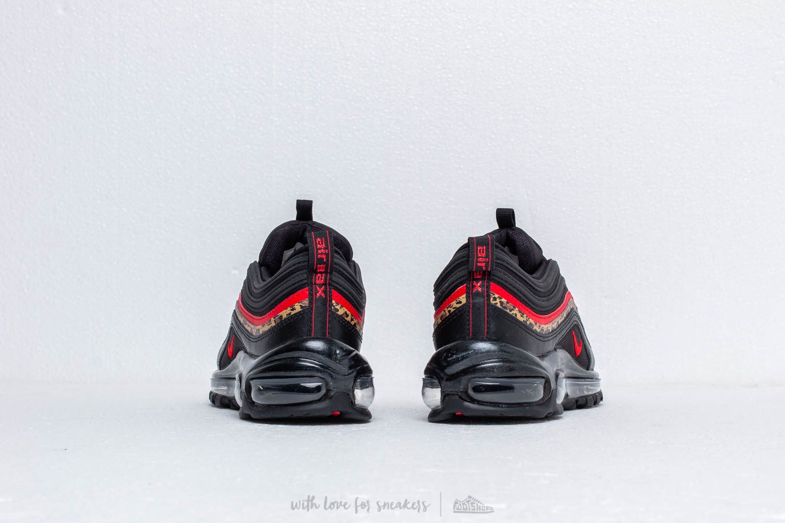 Nike w air max 97 university red/ black-print clearance