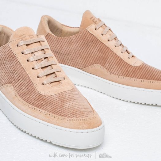 Men s shoes Filling Pieces Low Mondo Ripple Corduroy Beige Footshop