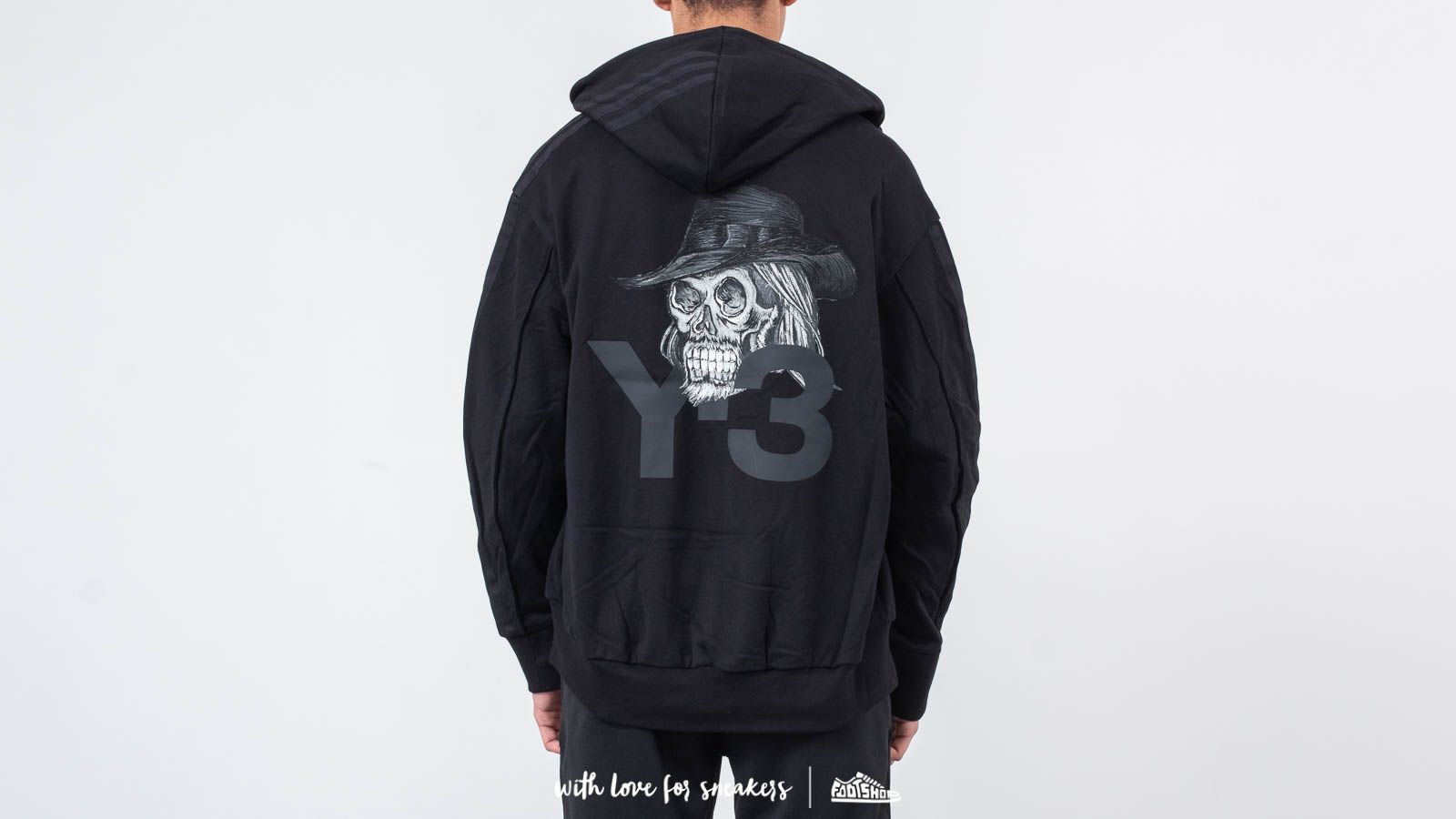 Y3 skull hoodie top