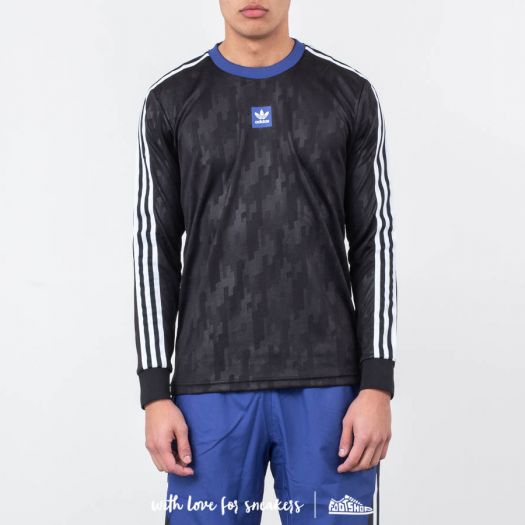 T Shirts and shirts adidas Dodson Jersey Black Active Blue White Footshop
