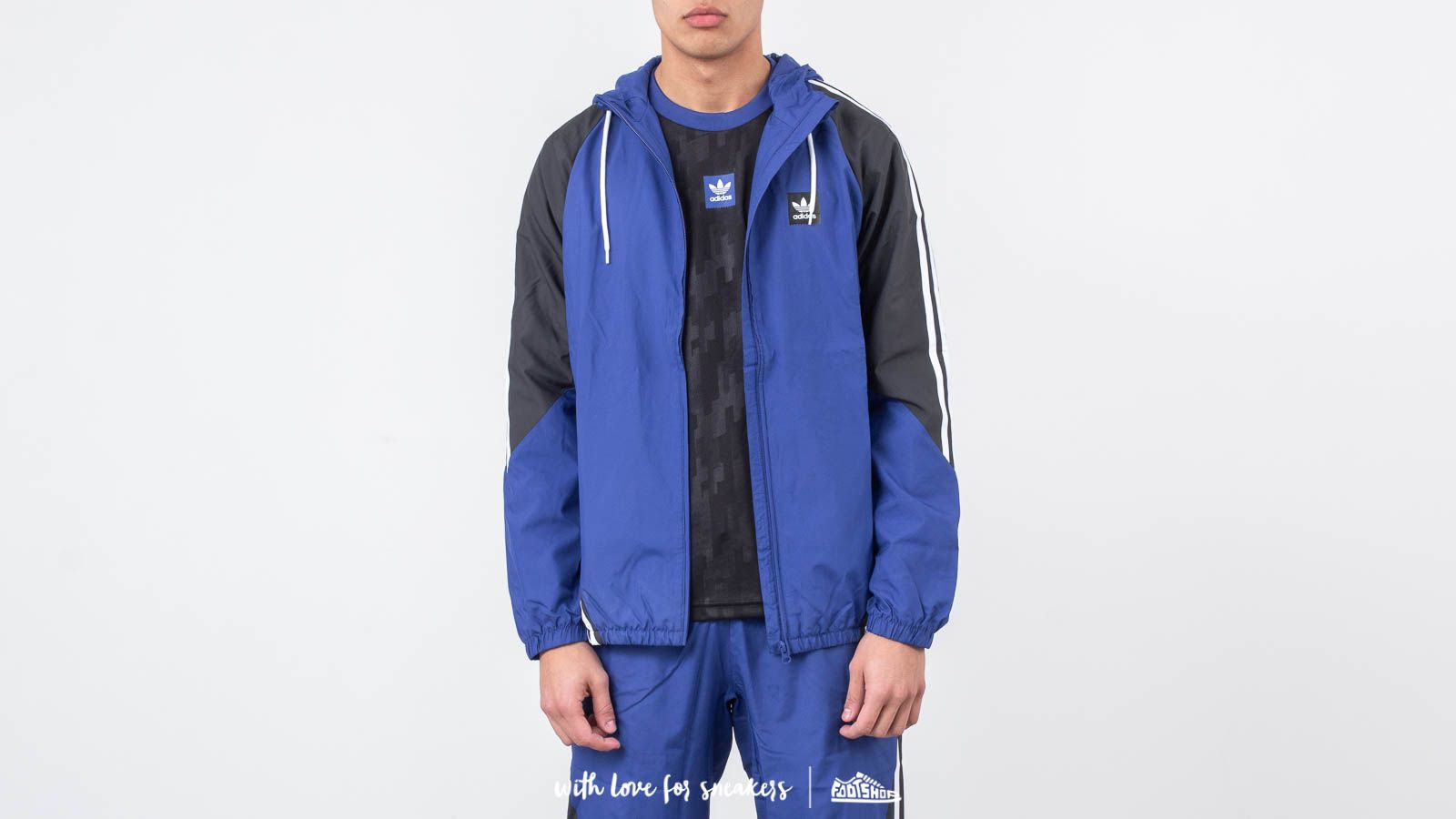 Jackets adidas Insley Jacket Active Blue/ DGH Solid Grey/ White