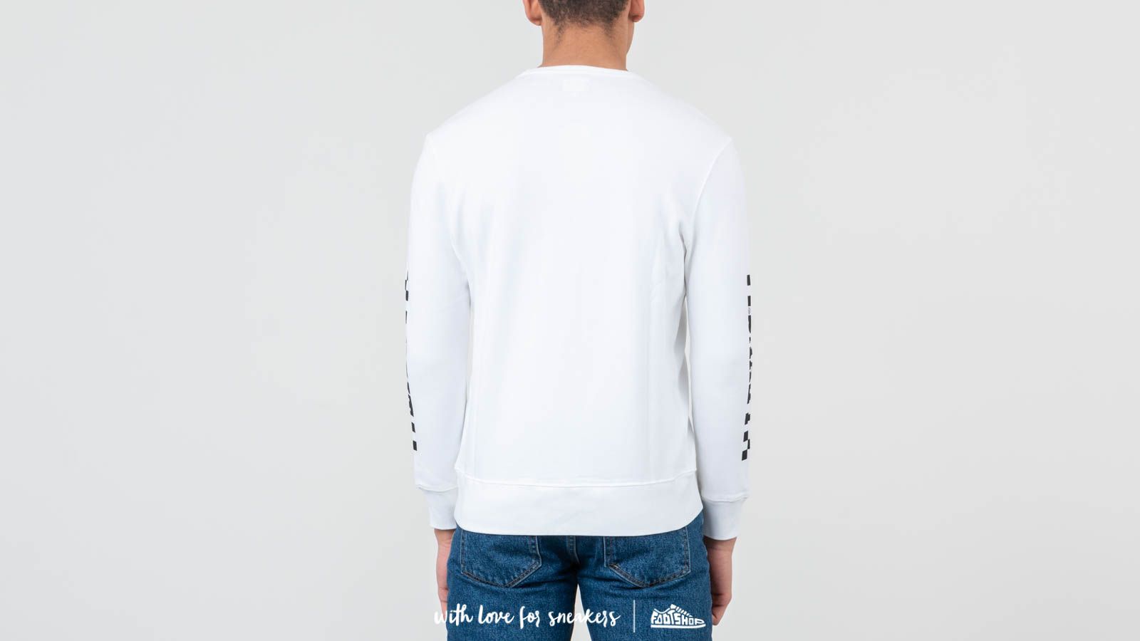 Bluzy Levi's® X Peanuts Snoopy Graphic Crewneck White/ Black