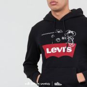Hoodies and sweatshirts Levi s X Peanuts Snoopy Graphic Hoodie Black Footshop