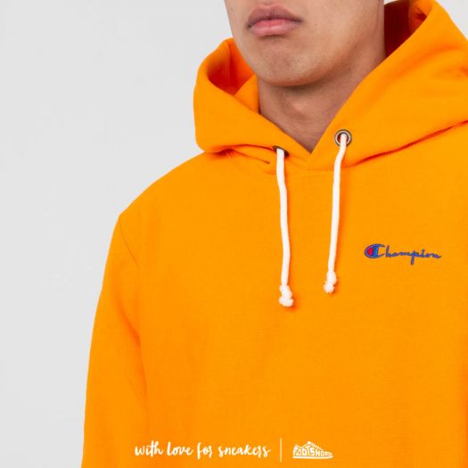 Orange champion hoodie shop