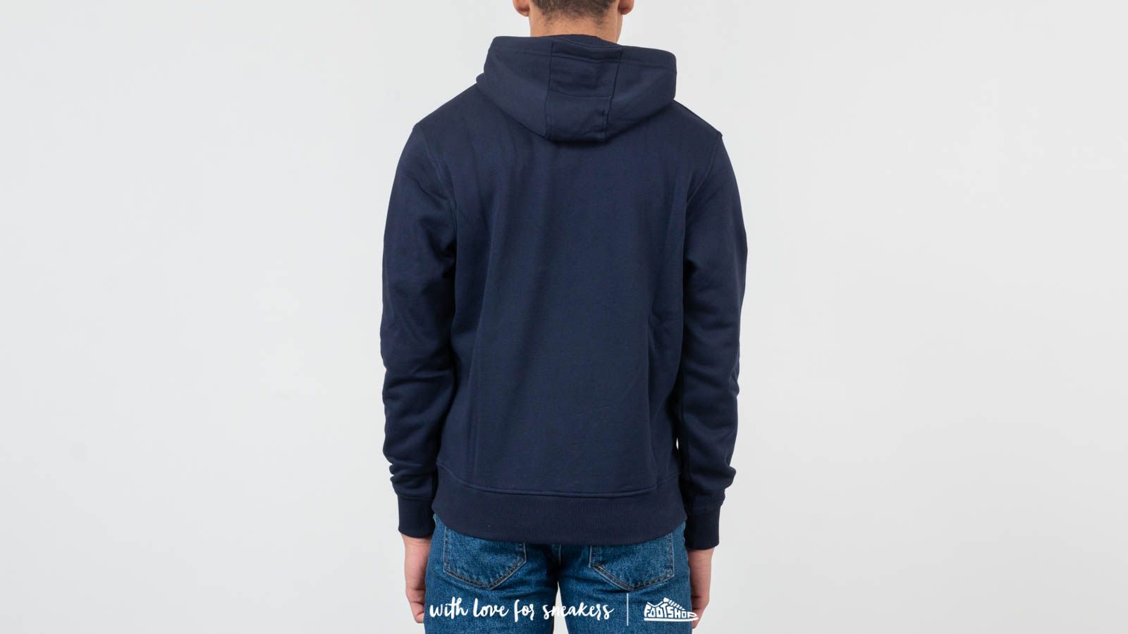 Kapucnis pulóverek és pulcsik New Era Team Logo New England Patriots Pullover Hoody Navy Blue
