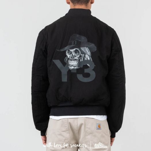 Y3 reversible top bomber jacket