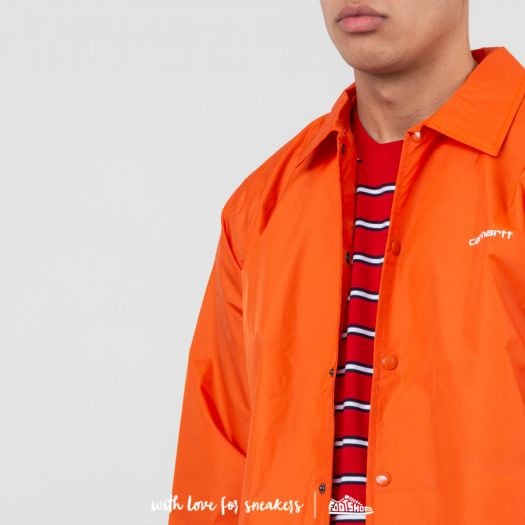 Jackets Carhartt WIP Script Coach Jacket Pepper Wax Footshop
