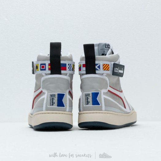 Men's shoes Diadora x LC23 Mi Basket Sailing Nylon Silver