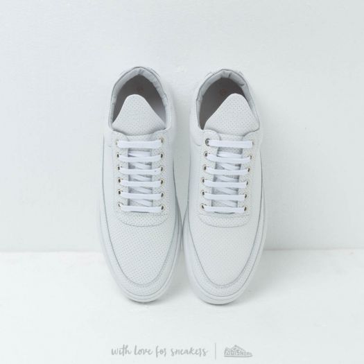 Filling pieces low top ripple nappa all best sale white