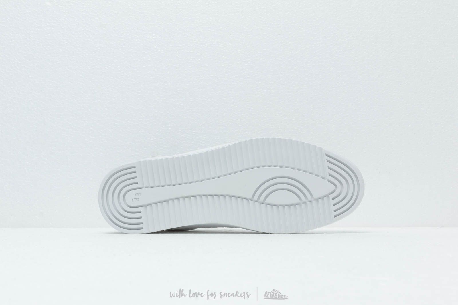 Men's shoes Filling Pieces Low Top Ripple Nappa Perforated All White