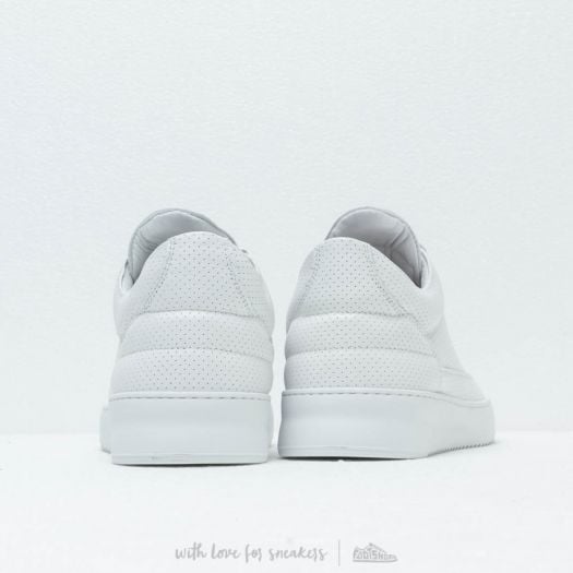 Filling Pieces Low Top Ripple Nappa Perforated