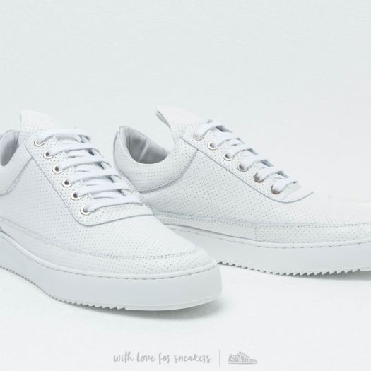 Filling pieces low top ripple nappa sales all white