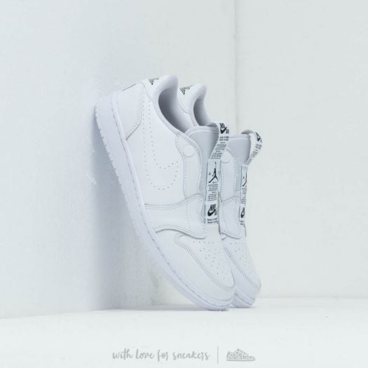 Nike jordan 1 low new arrivals slip on white trainers
