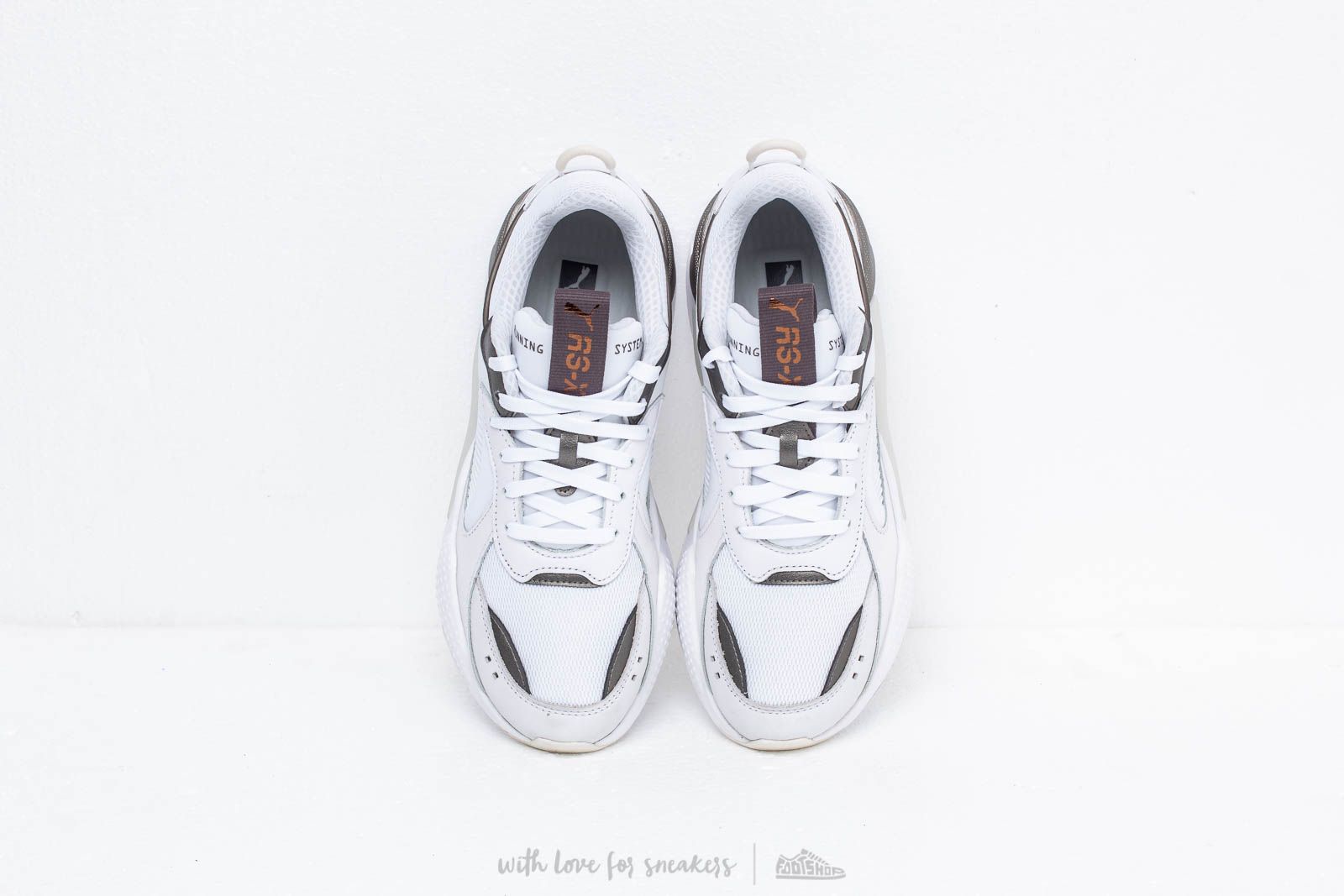 Men s shoes Puma RS X Trophy Puma White Bronze Footshop