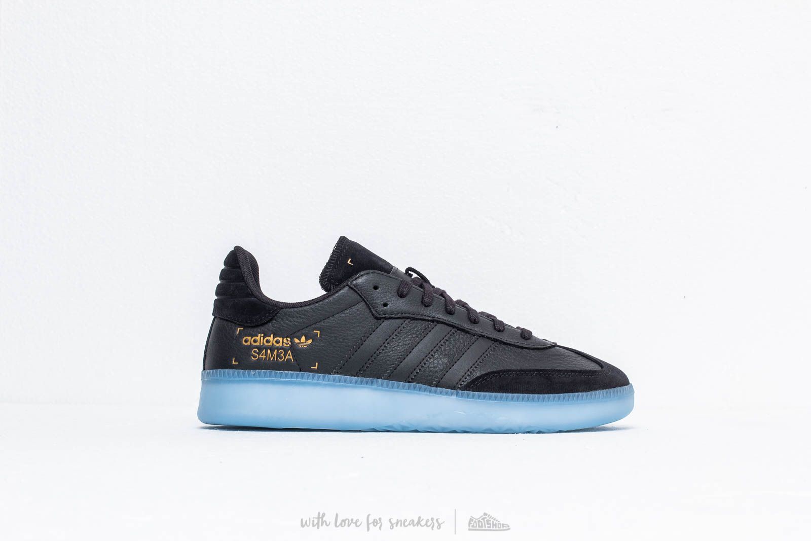 Încălțăminte și sneakerși pentru bărbați adidas Samba Rm Core Black/ Shocya/ Gold Metalic
