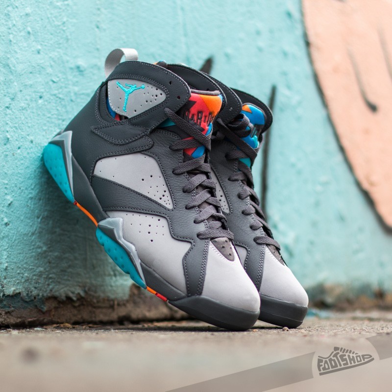 Air Jordan 7 Retro “Barcelona Days” Dark Grey/ Turquoise | Footshop