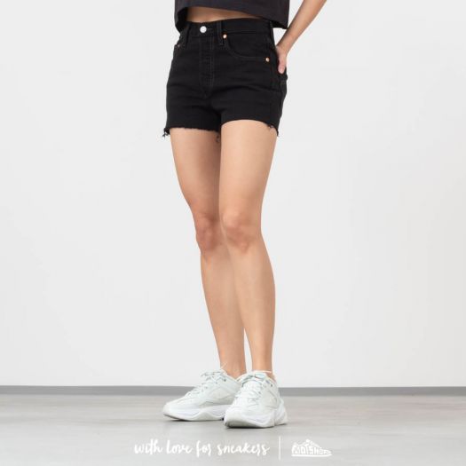 Levis 501 shorts black sale
