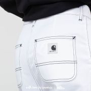 Pants and jeans Carhartt WIP W Amanda Pants White Footshop