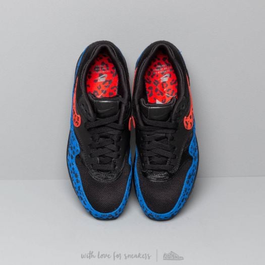 Air max 1 sales premium black red