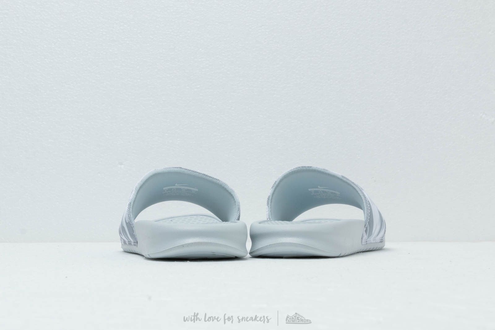 Scarpe donna Nike Wmns Benassi Jdi Txt Se Pure Platinum/ Mtlc Platinum-White