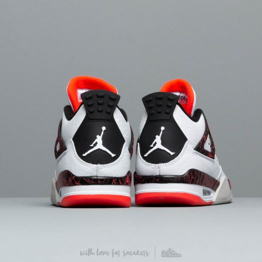 Jordan 4 white black bright crimson shop