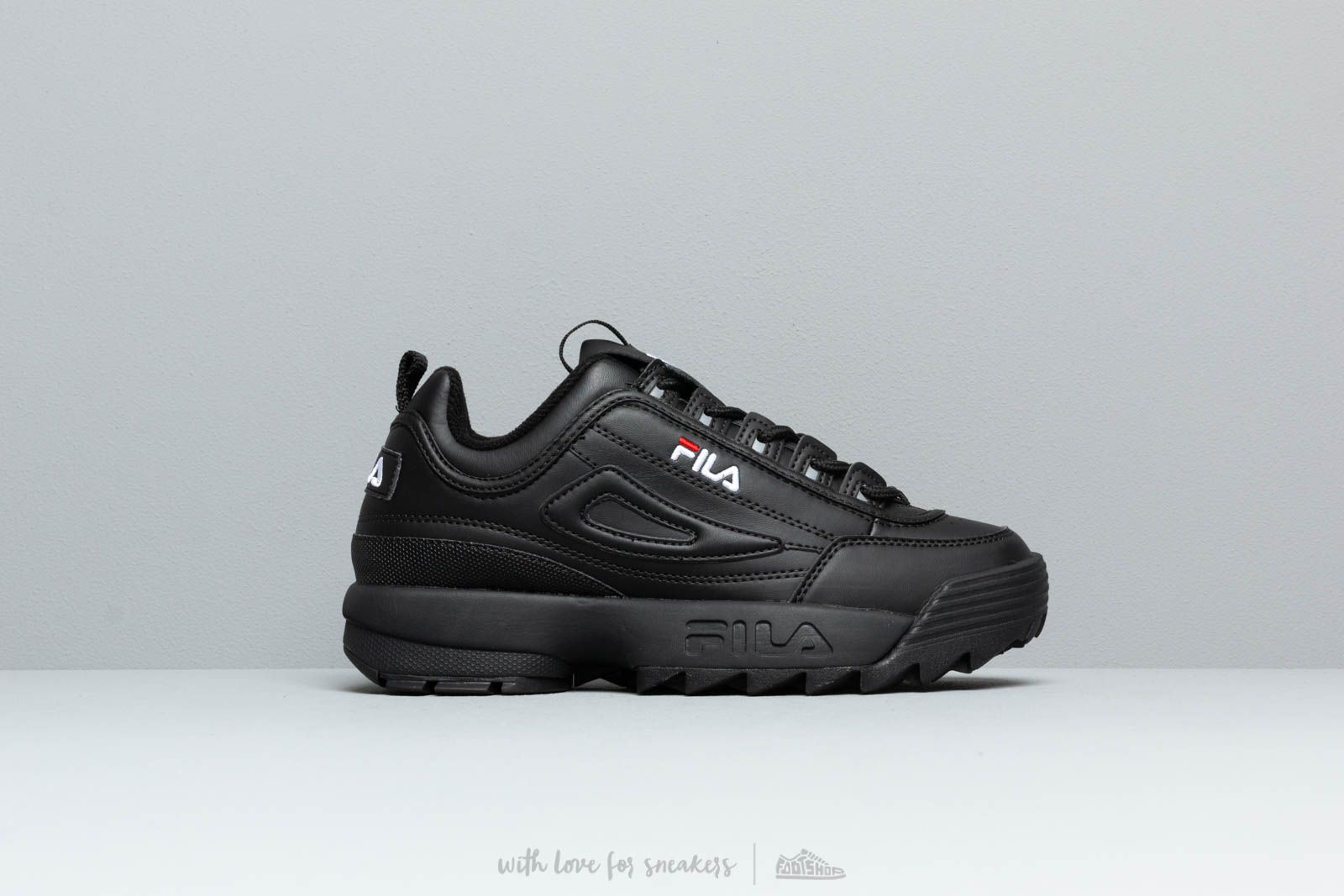 Fila disruptor evo sockfit black new arrivals