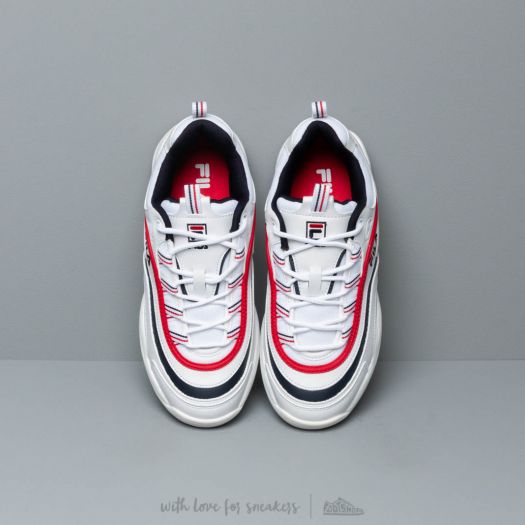 Fila ray red and blue sales