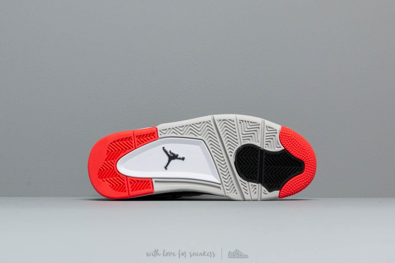 Scarpe donna Air Jordan 4 Retro (Gs) White/ Black-Bright Crimson
