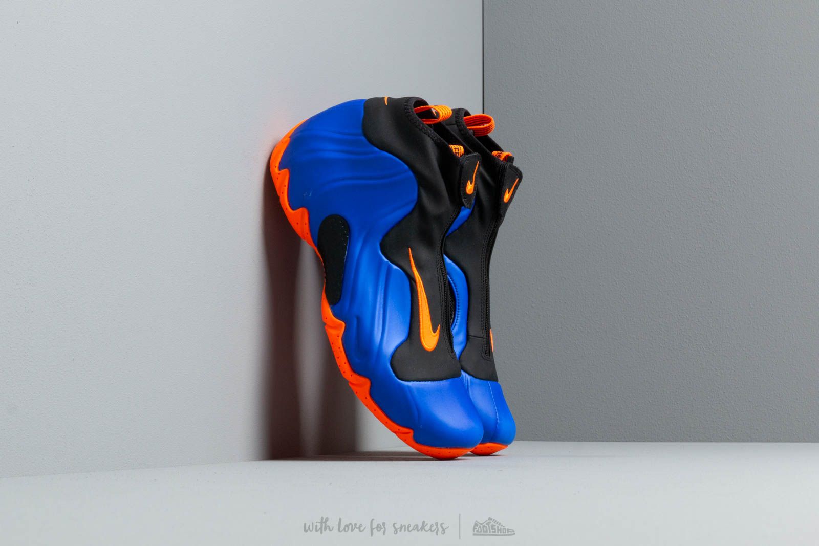 Nike Air Flightposite Racer Blue Total Orange Black Footshop