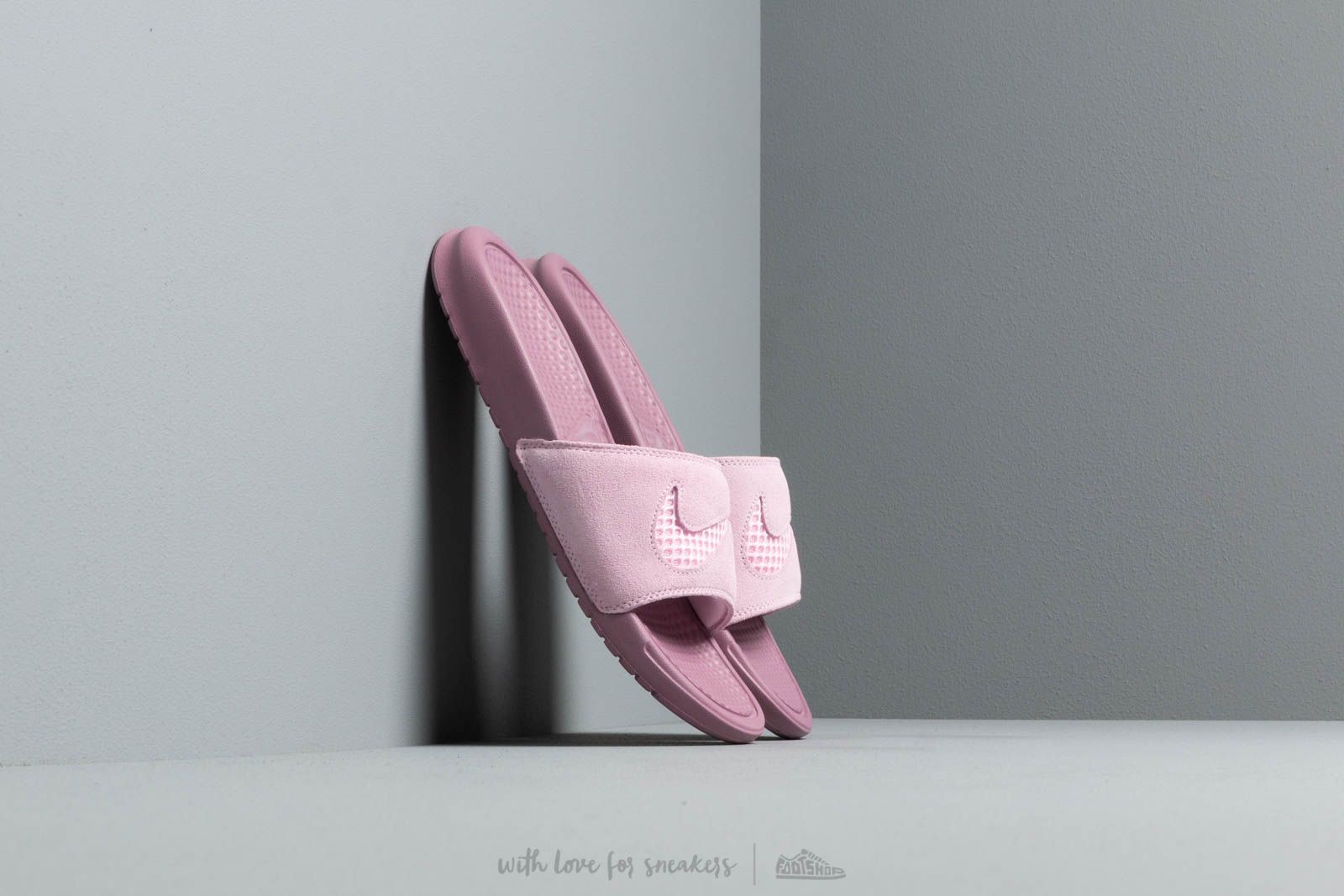 Moteriška avalynė Nike Wmns Benassi Jdi Ltr Se Pink Foam/ Pink Foam -Plum Dust