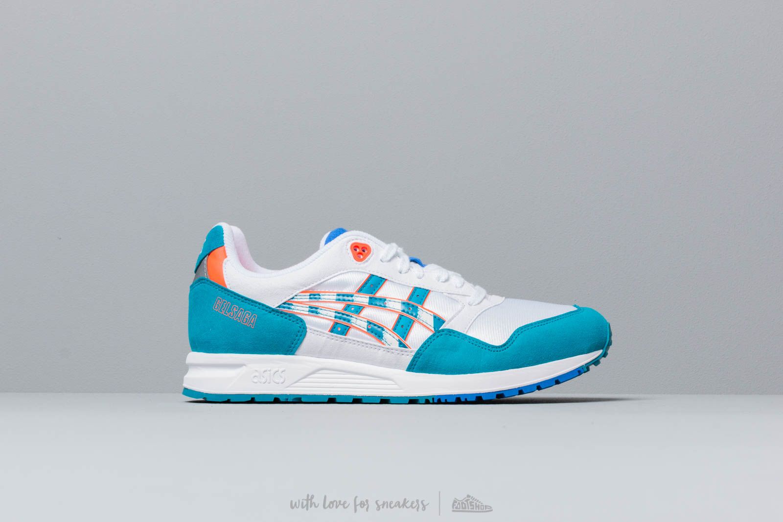 Muške tenisice Asics Gelsaga White/ Teal Blue