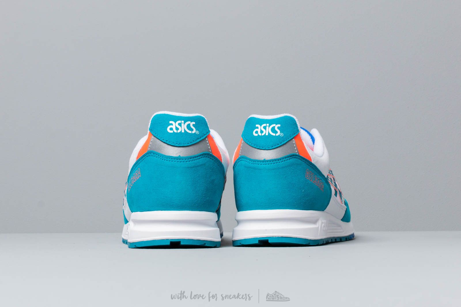 Muške tenisice Asics Gelsaga White/ Teal Blue