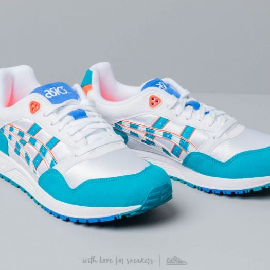 Men s shoes Asics Gelsaga White Teal Blue Footshop