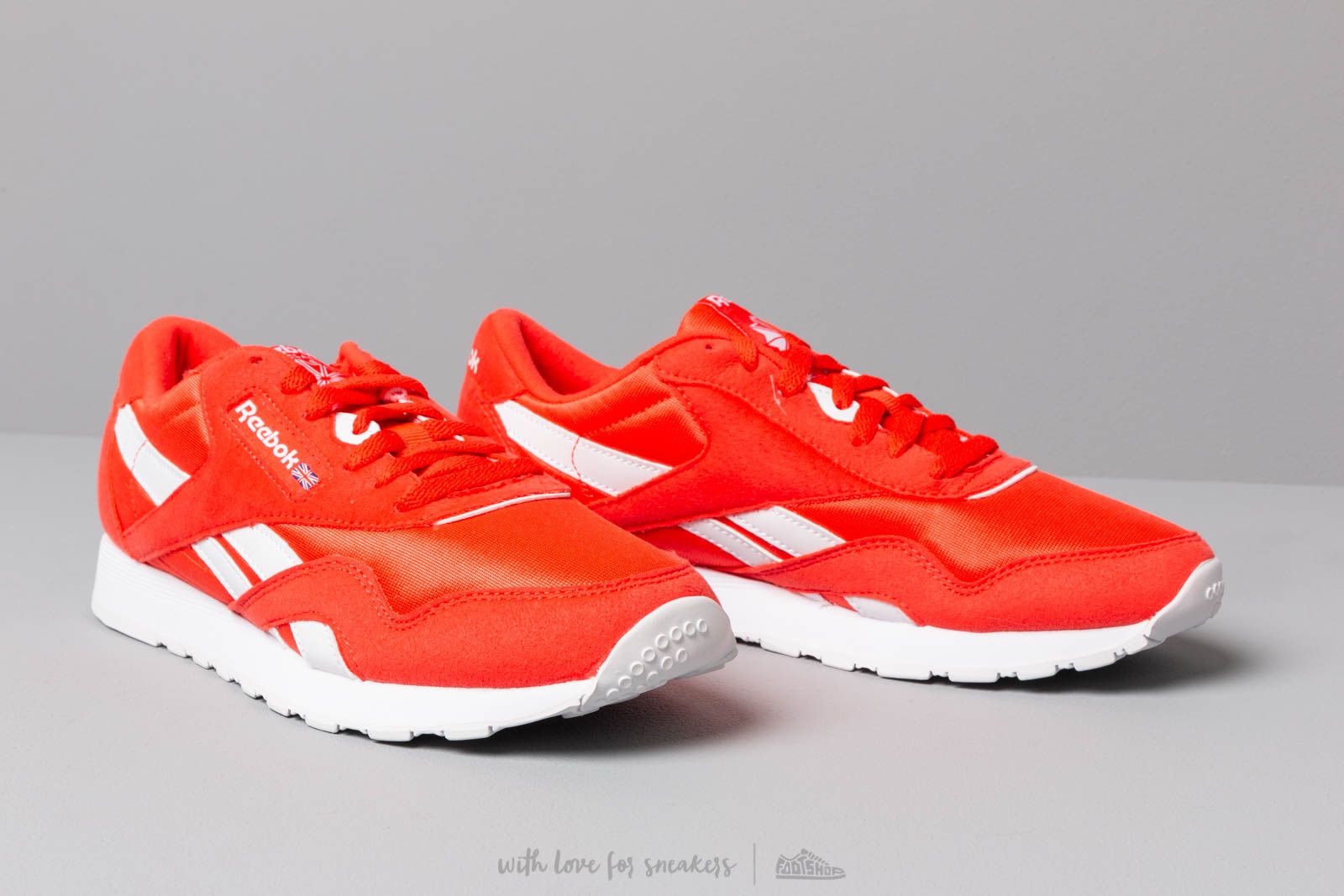 Reebok classic nylon hombre online naranja