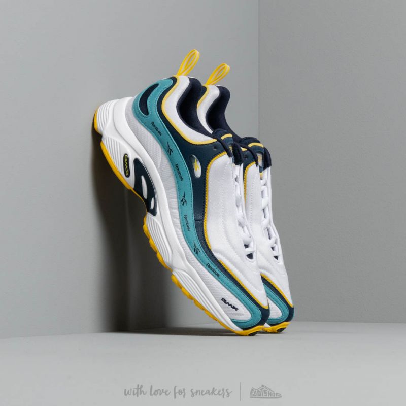 Reebok Daytona DMX Vector White/ Navy/ Mist/ Yellow | Footshop display picture 1