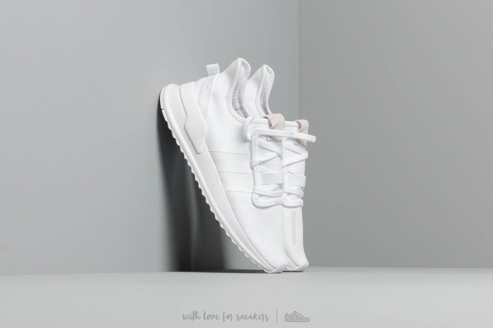 Men's shoes adidas U_Path Run Ftw White/ Ftw White/ Core Black