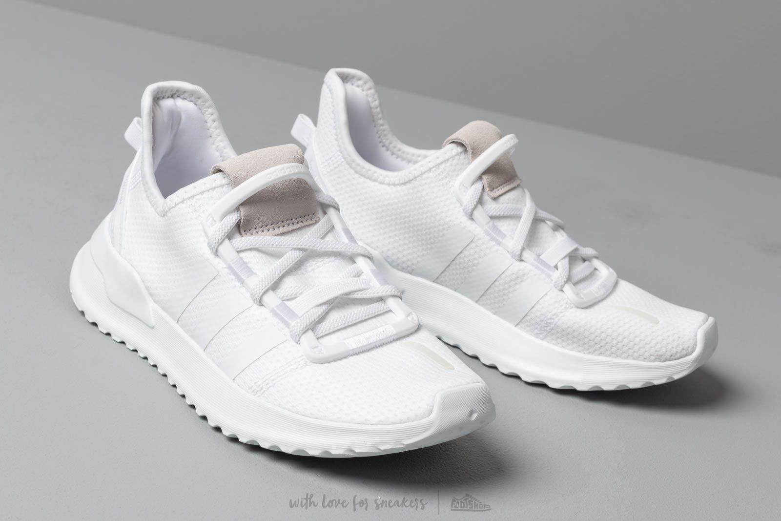 Adidas originals u-path run trainers in triple white discount