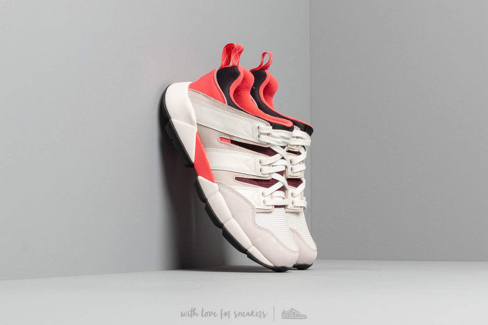 Férfi cipők adidas EQT Cushion 2 Shock Red/ Off White/ Clear Brown