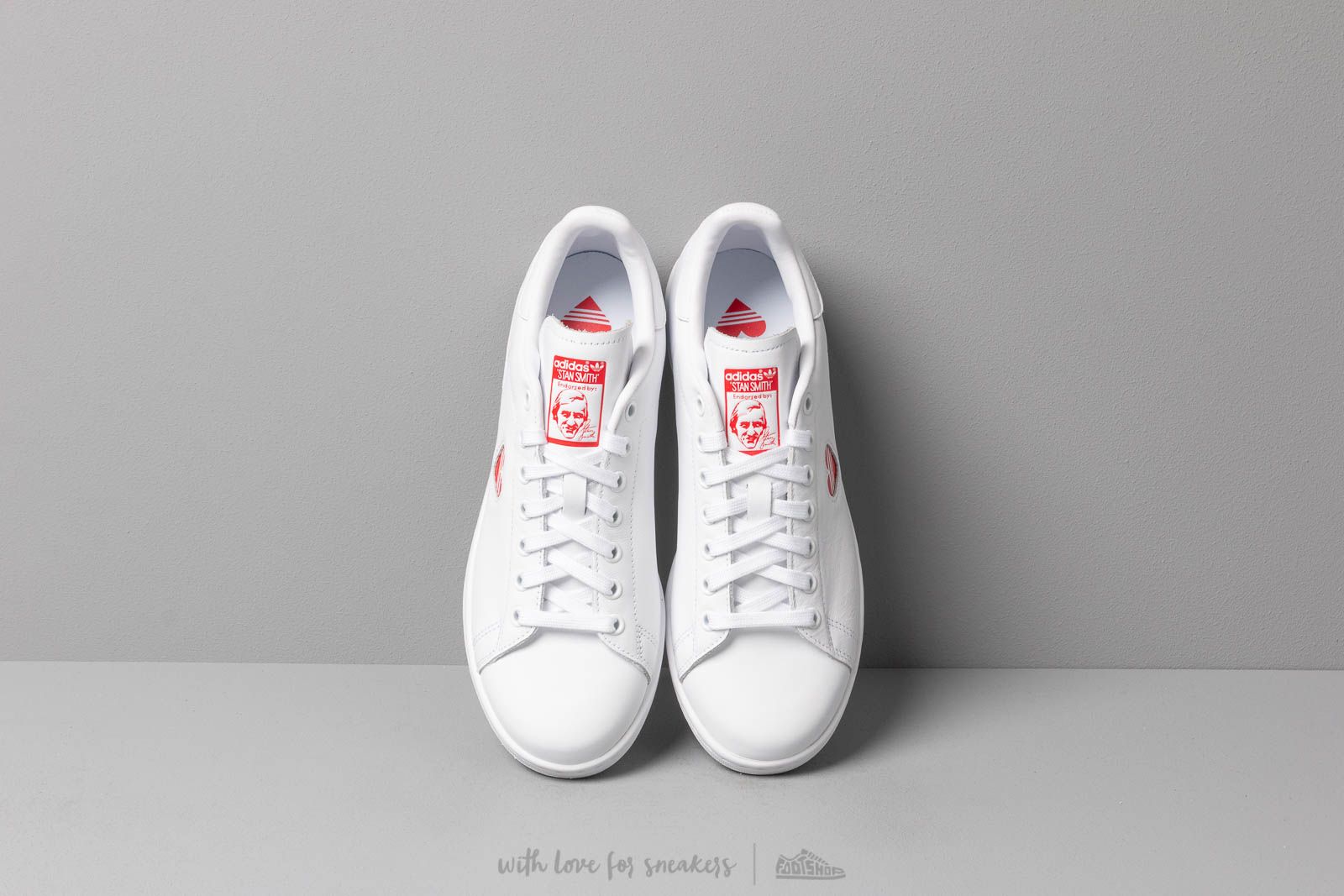 Women s shoes adidas Stan Smith W Ftw White Active Red Ftw White Footshop