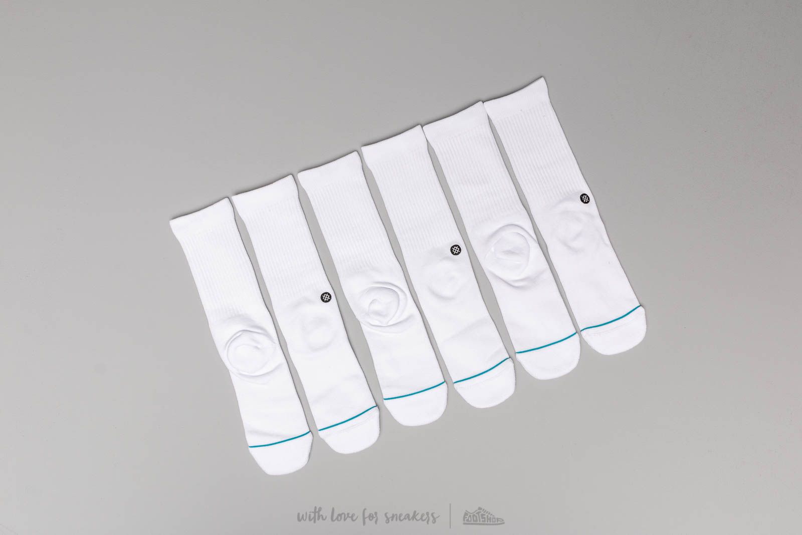 Ponožky Stance Icon 3-Pack Socks White