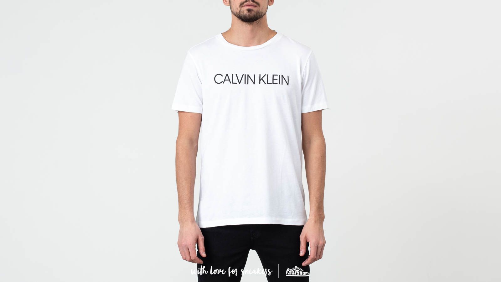 Koszulki Calvin Klein Relaxed Crew Tee White