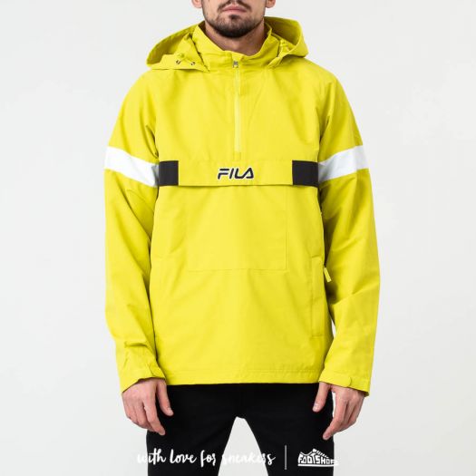 Jackets FILA Timmothy Woven Anorak Sulphur Spring Black Bright White Footshop
