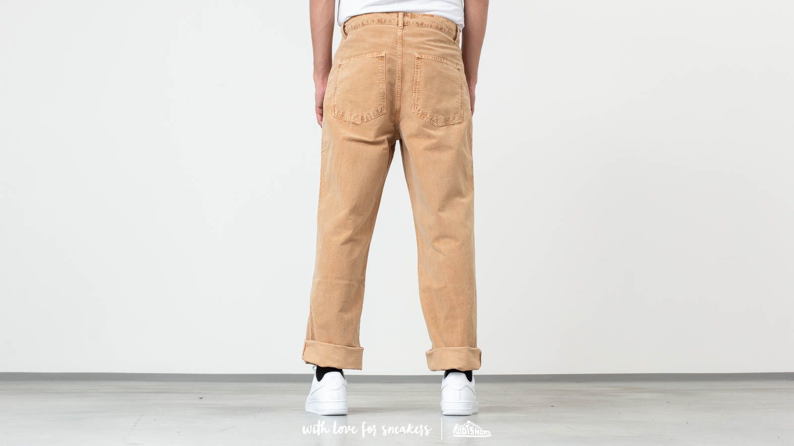 Hlače Our Legacy Commando Trousers Camel Moleskin
