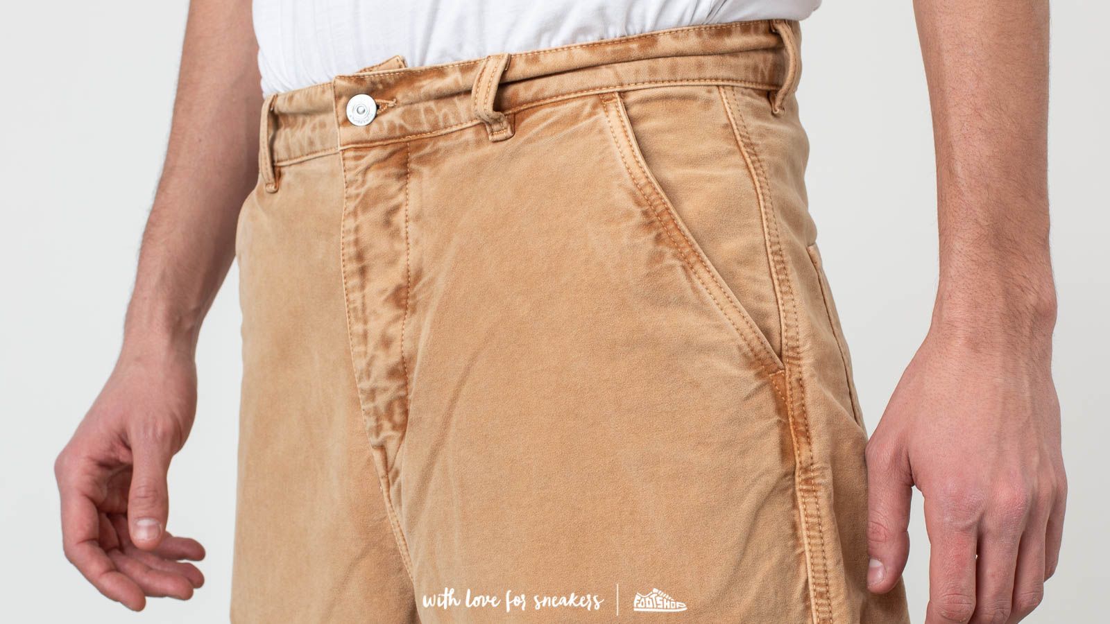 Hlače Our Legacy Commando Trousers Camel Moleskin