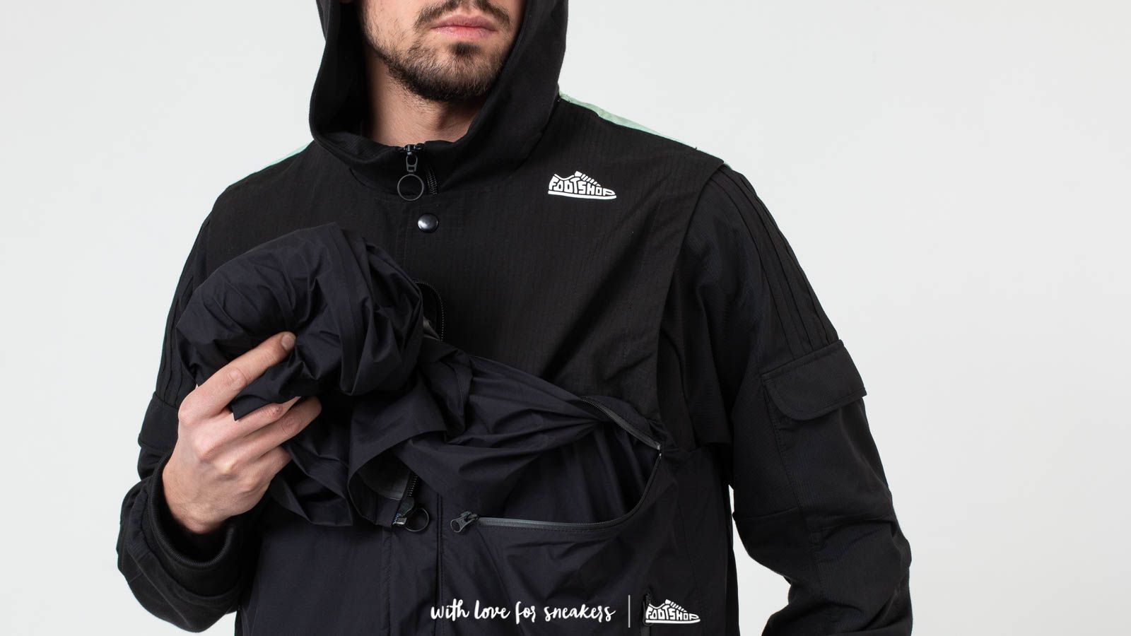 Chaquetas adidas Consortium x Footshop ACMON Gore-Tex Jacket Black