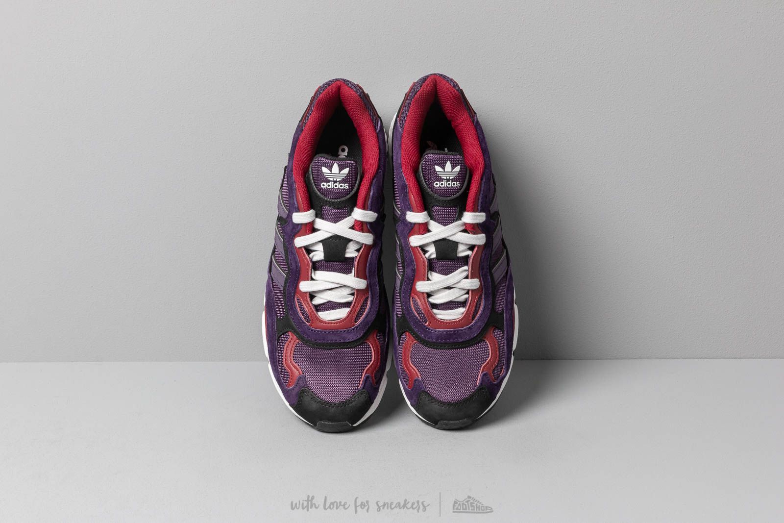 Adidas temper run red top